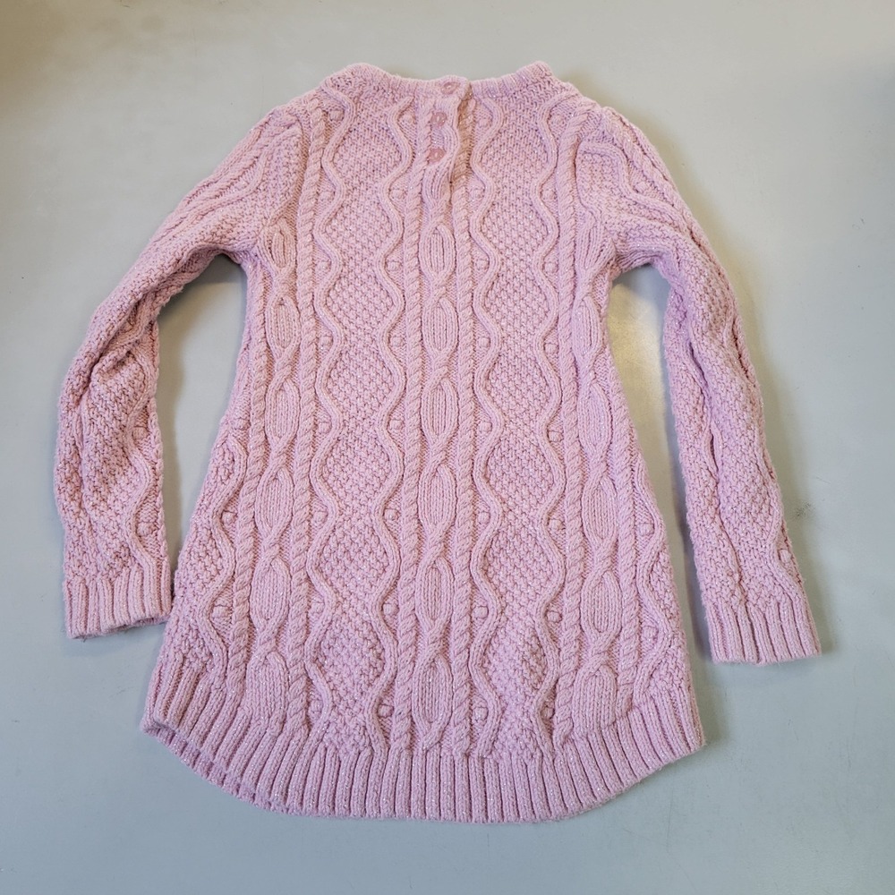 Tommy Bahama Girl's 4T Pink Sparkling Sweater‎ Dress - Picture 2 of 9